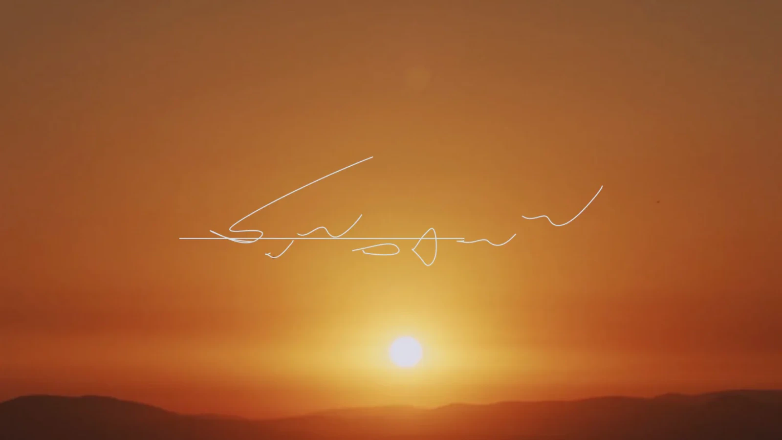 Sunset over the sea from the EREDITO brand film